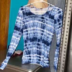 Blue and White long sleeve